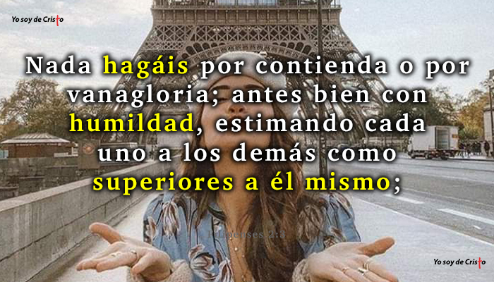 Filipenses 2-3 hacer todo con humildad