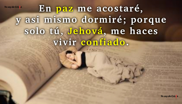 Salmos 4-8 | dormir en paz confiando en Dios