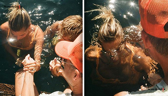 Justin Bieber se bautiza en Cristo junto a su esposa