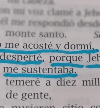 Salmos 3:5: versículo biblico para antes de dormir
